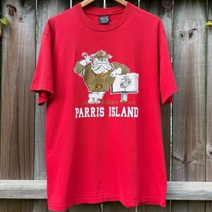 Vintage United States Marine Corps Parris Island T Shirt